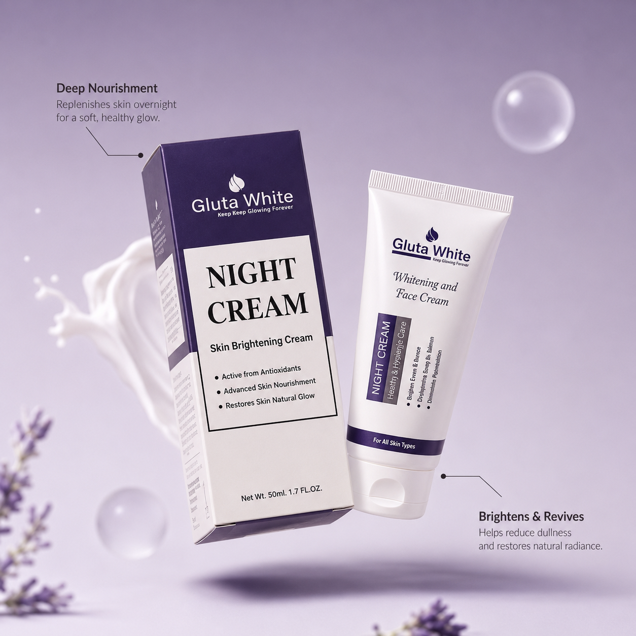 Gluta White 5 in 1 Skincare Bundle