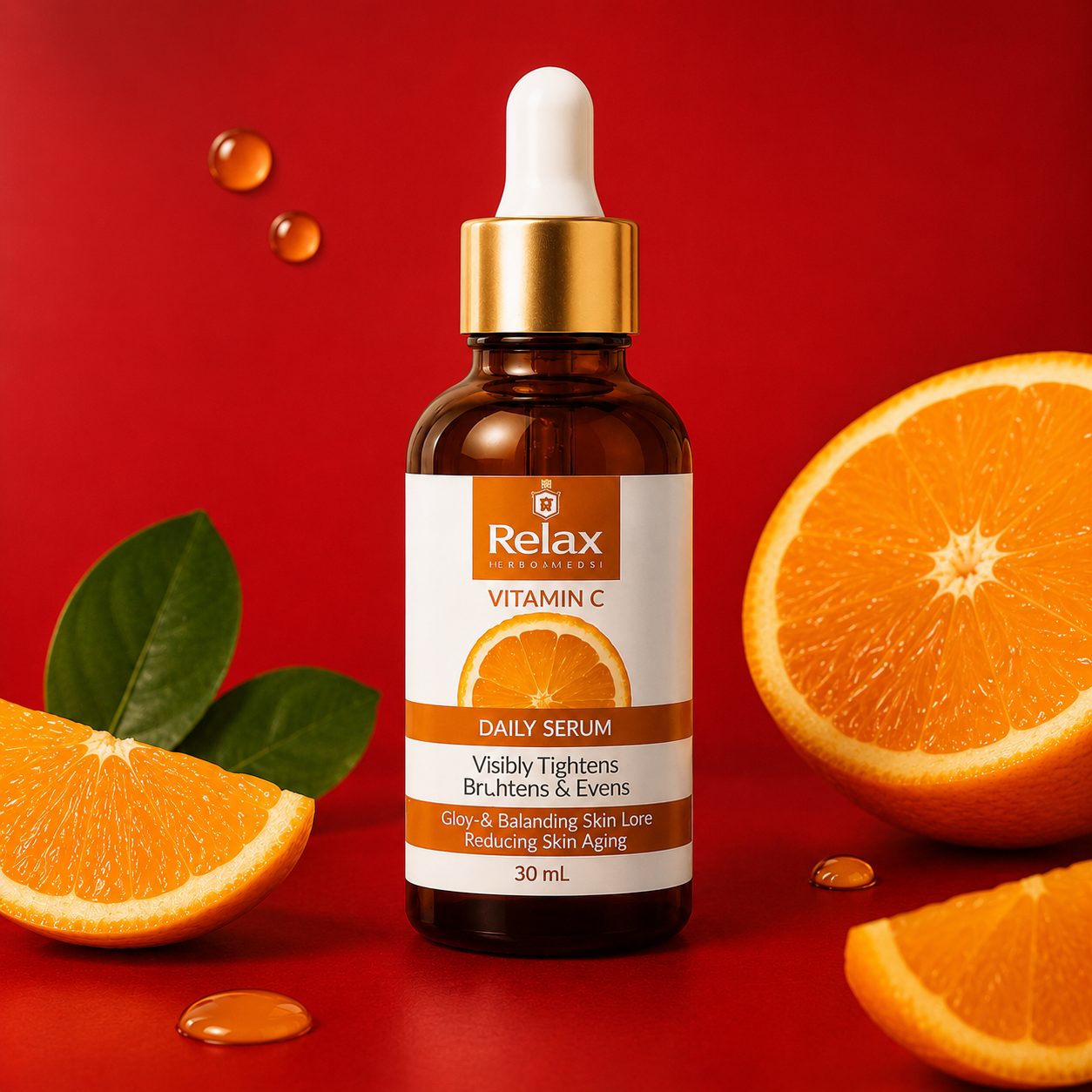 Relax Vitamin C Serum 30ml Skin Brightening Anti Aging