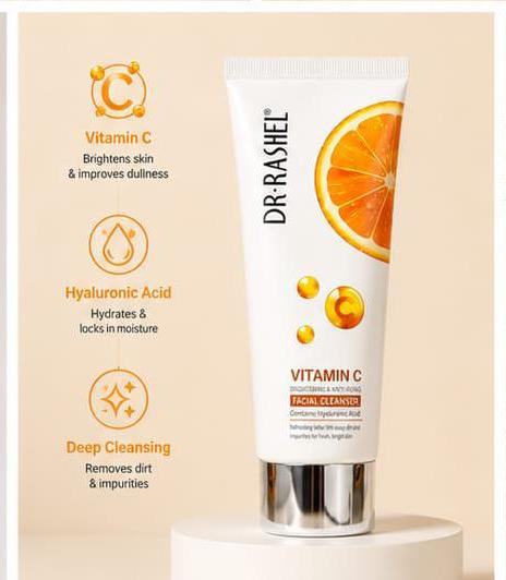 Vitamin C Facial Cleanser 50ml for Glowing Skin