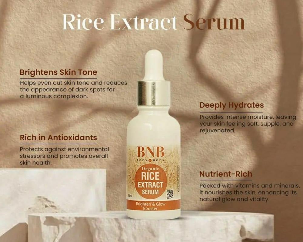 Rice Extract Serum 30ml for Radiant Skin